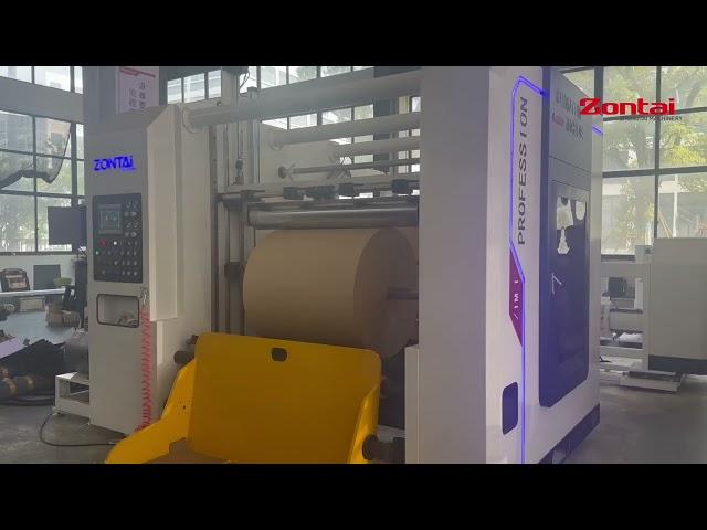 Double drum Paper Rewinder slitter machine