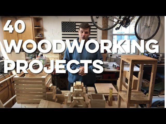 40 Woodworking Projects That Sell! (DIY PROJECTS)