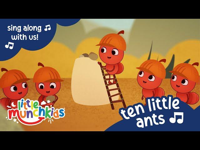 Ten Little Ants  Islamic Songs for kids  Little Munchkids