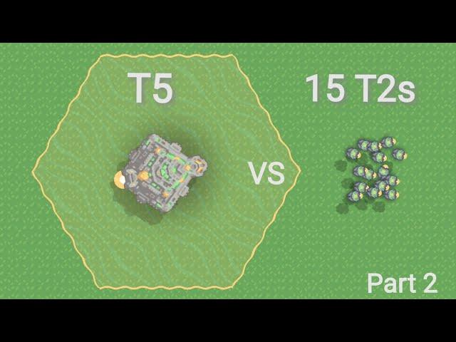 Will 15 T2s destroy a T5? part 2 | Mindustry