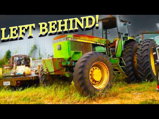 He quit Farming and left this HUGE JOHN DEERE Tractor behind! Will it start?