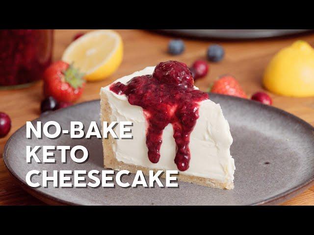 No-bake keto cheesecake