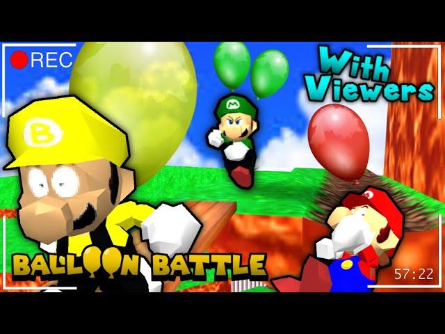 SM64 Balloon Battle with VIEWERS | Majora's Mask after!