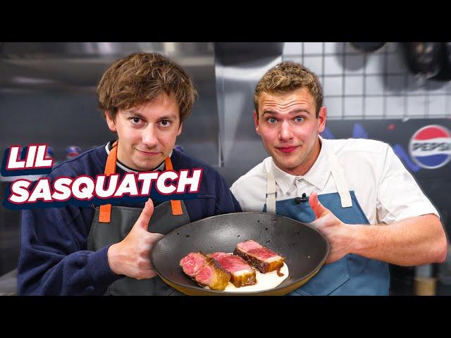 Lil Sasquatch Sears Up PERFECT Steak Recipe | What's For Lunch