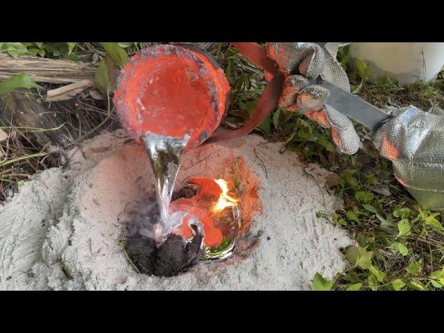 Massive Aluminum Anthill Casting #19