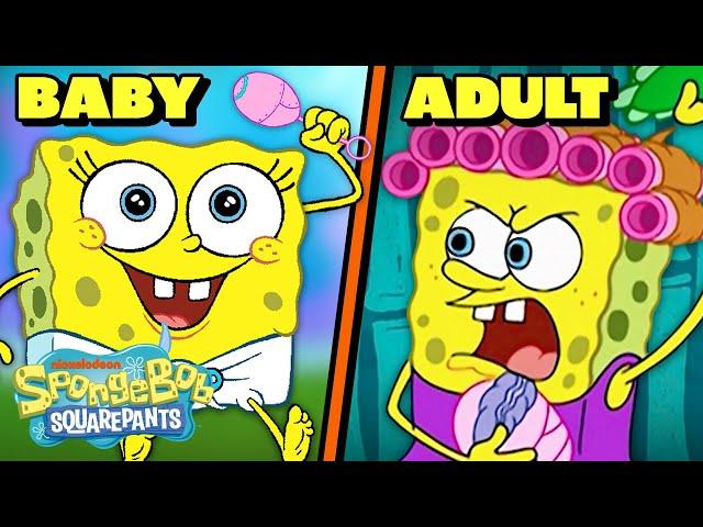 SpongeBob From Baby to Adult!  | 30 Minute Compilation | SpongeBob