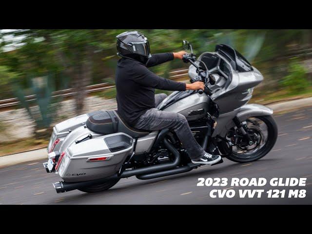 2023 HD Road Glide CVO VVT 121 M8 Motorcycle Aftermarket Exhaust Freedom Tuck & Under Headers