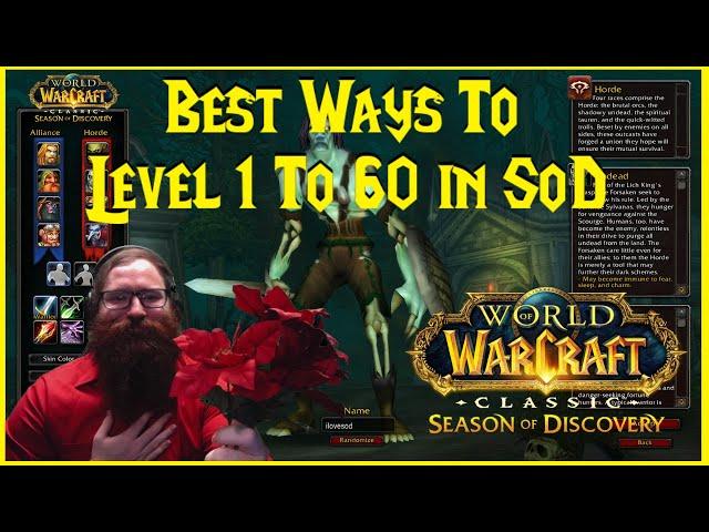 Season of Discovery: Best Ways To Level 1 To 60 in SoD