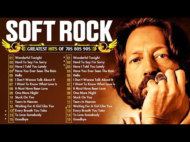 Eric Clapton, Elton John, Phil Collins,Bee Gees,Rod Stewart  Best Soft Rock Full Album