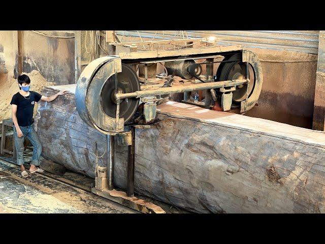 Amazing Sawmill Machines Working - Incredible Modern Woodworking Factory