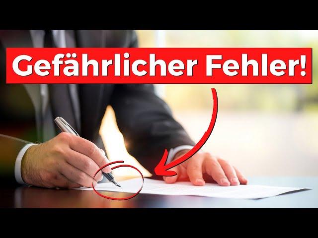 Muss man eine Kündigung unterschreiben? (Gefährlicher Fehler!)