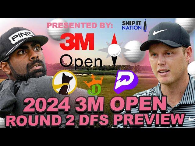 3M Open Round 2 Preview + Live chat : Draftkings DFS Showdown Strategy, Underdog + Prize Picks Props