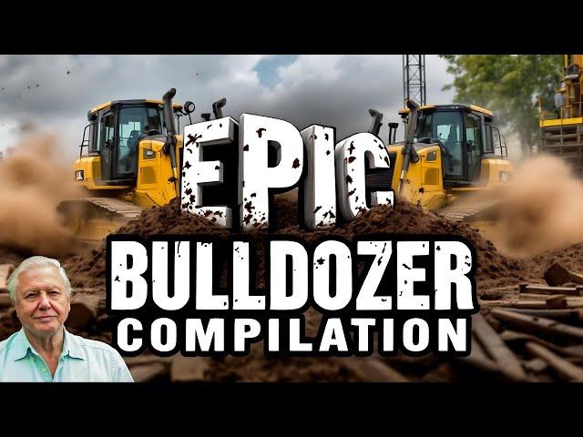 Extreme BULLDOZERS Pushing Trees & Ripping Rock with David Attenborough