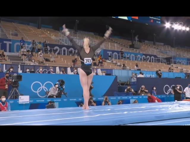 Jade carey error on vault final 