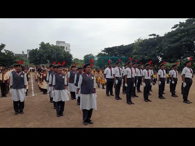 NCC Cadets in B.A.K.A.P English Medium School, on 15 August 2024.