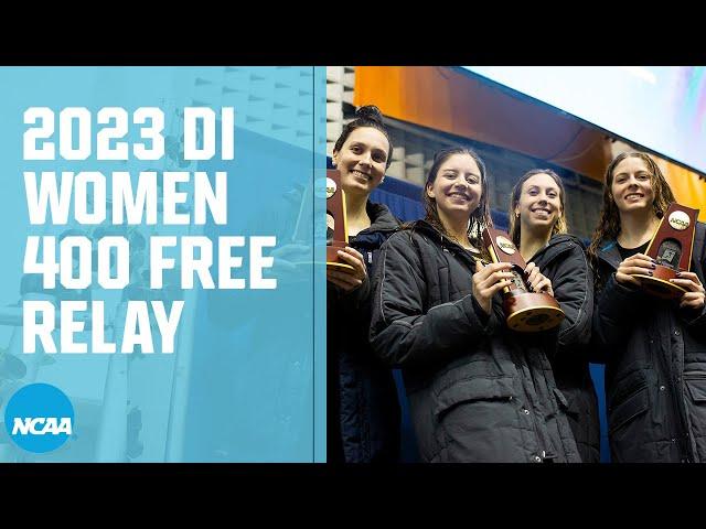 Women's 400 Freestyle Relay | 2023 NCAA swimming championships