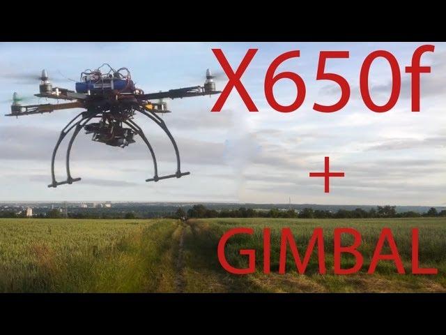 X650F Experimental Flight Test with Gimbal - RC-Creator