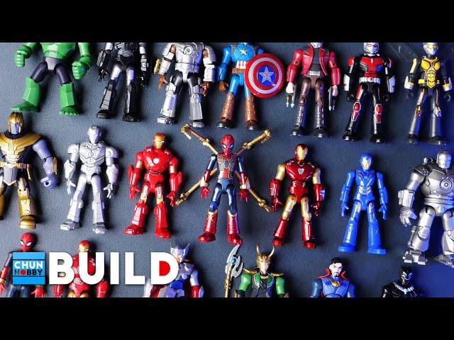 Marvel Heros Speed Build! Marvel Infinity Saga Figures Collection!! | BLOKEES Figures | Beat Build