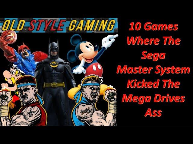 10 Games Where The Sega Master System Kicked The Mega Drives Ass