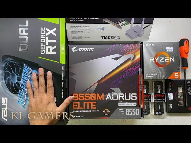 Satisfying RGB PC Build AMD Ryzen 5 3600 GIGABYTE B550M AORUS ELITE RTX2060 DUAL Segotep PRIME M