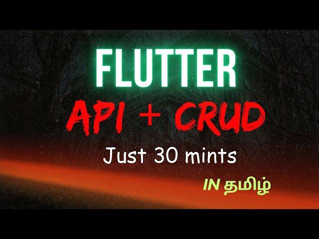 Flutter CRUD in Tamil