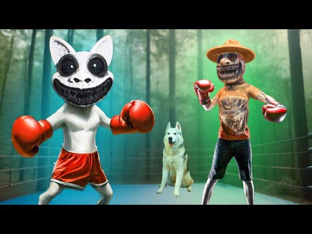 SMILE CAT ПРОТИВ СМОТРИТЕЛЯ ЗООНОМАЛЯ! Полный фильм все серии! Хаски Бандит Говорящая собака