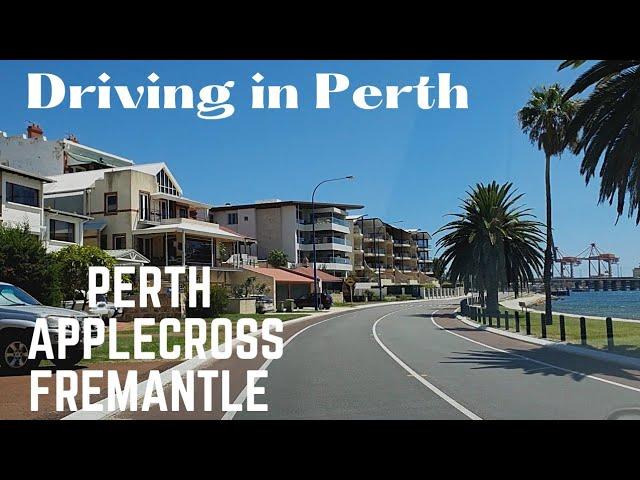 DRIVING IN PERTH | APPLECROSS | FREMANTLE ( Western Australia) 2021