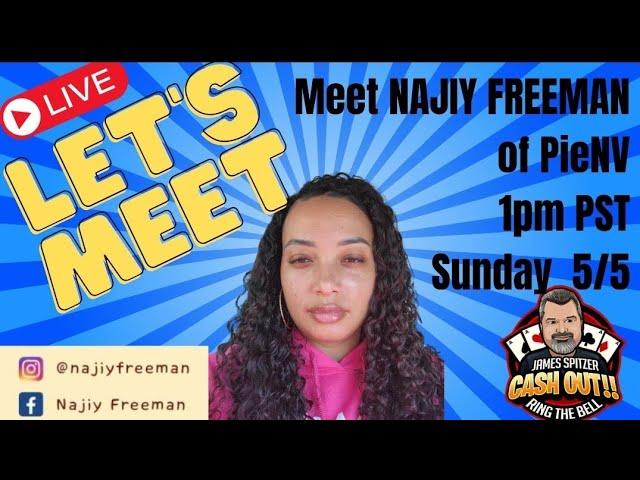 LIVE with Najiy Venable -Freeman !! #interview #humanexperience #food #life #baking