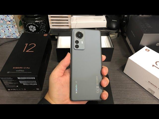 Xiaomi 12 Pro 5G Unboxing + First Boot Up (Gray)