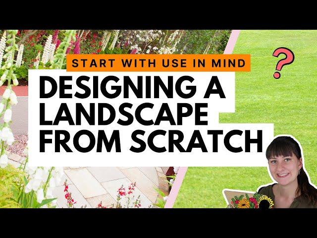 Landscape designing from scratch? It’s important to start with use, first, to come up with ideas 🪴