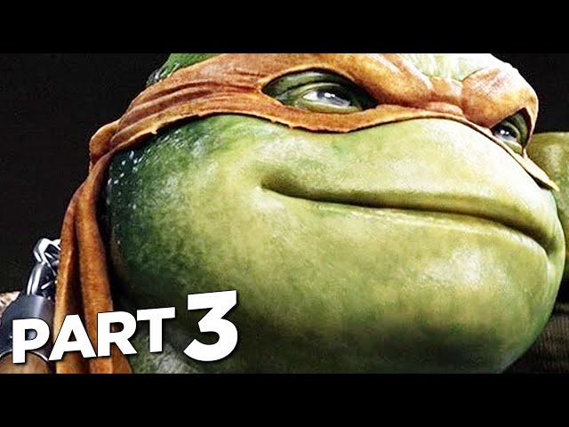 TEENAGE MUTANT NINJA TURTLES SHREDDER'S REVENGE Walkthrough Gameplay Part 3 - MICHELANGELO (TMNT)