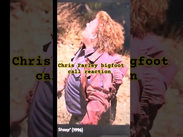 Chris Farley reaction to bigfoot calls is a great time. We are having fun over here.#animals #funny