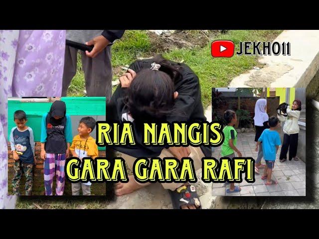 Ria nangis gara gara Rafi #trending #karawang #tontonananakanak