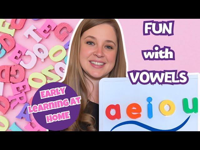 FUN Preschool Learning  | Learn About VOWELS with Ms Jessica