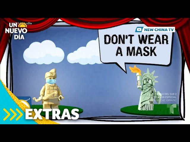 COVID-19: Medios chinos se ríen de Estados Unidos | Un Nuevo Día | Telemundo
