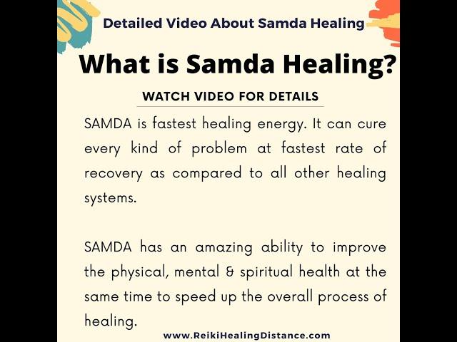 What is Samda Healing | Samda Energy Healing Benefits | Book Samda Energy Healing Session Online