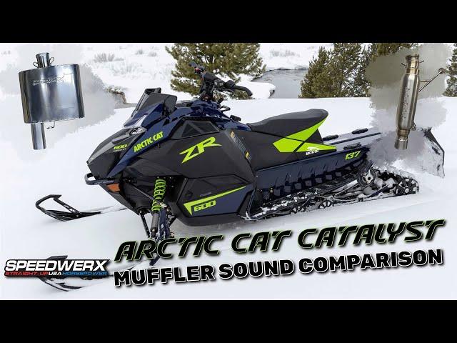 ARCTIC CAT CATALYST 600 MUFFLER COMPARISON // Speedwerx USA