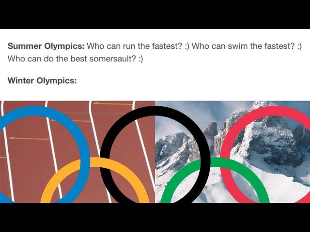 Summer Olympics vs Winter Olympics