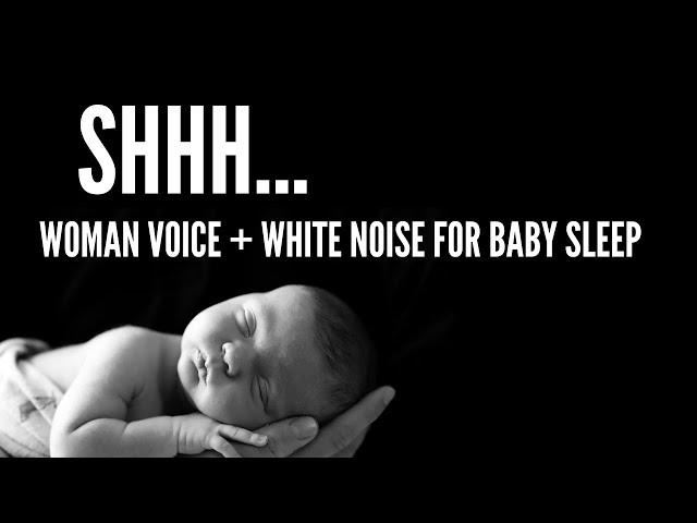 Shhh Sound & White Noise  to Put a Baby to Sleep the whole night  Hushing Baby