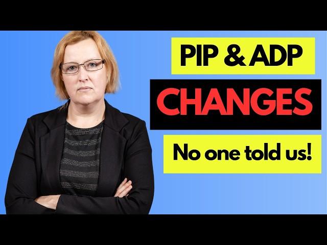 Changes to PIP & ADP January 2025 - The Facts