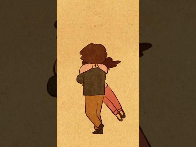 Hug me tight.  #puuung #animation #couplelife