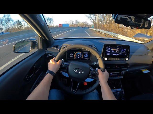 2022 Hyundai Kona N POV DRIVE