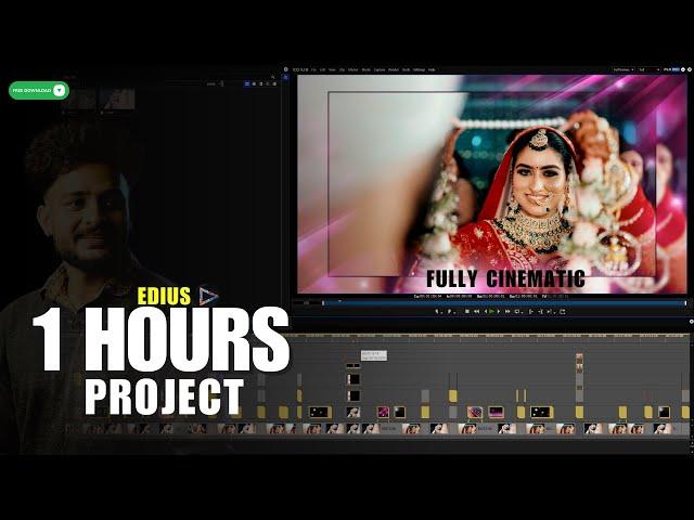 Edius Wedding Cinematic 1 Hours Project Free Download || Edius 7,8,9,X || SURESH EDTS