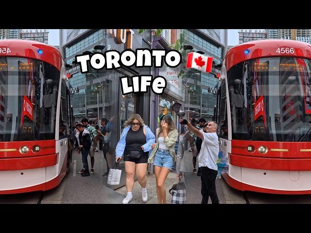 Toronto Life Downtown Toronto Canada Walking Tour 4K #toronto #canada #torontolife