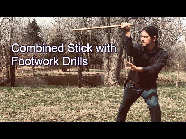 Stick and Footwork Combo Drills - Kali Stick Fighting Drills