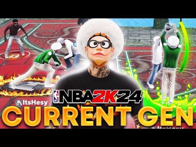 NBA 2K24 CURRENT GEN FOR THE FIRST TIME BUT I USE A OP BUILD...