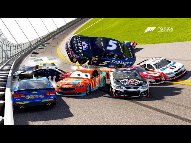 Ryan “Inside” Laney Can’t Hold On! | NASCAR Forza Motorsport 6