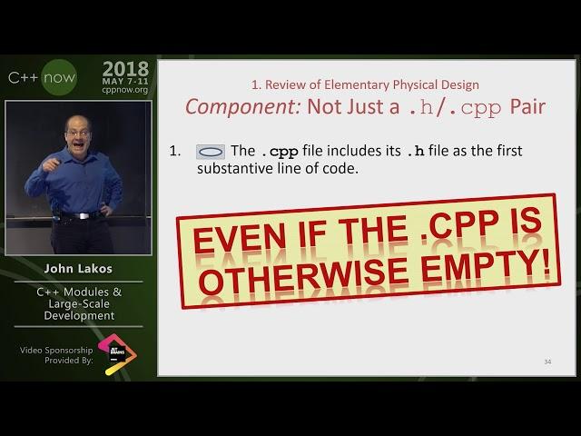 C++Now 2018: John Lakos “C++ Modules & Large-Scale Development”