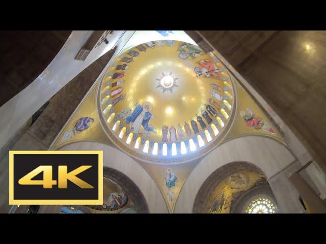 Basilica of the National Shrine of the Immaculate Conception Walking Tour in 4K -- Washington, D.C.