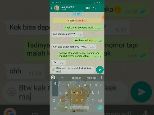 CHAT AMA KAK @Jihan Putri Aisyah